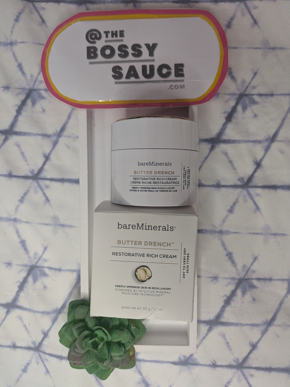 bareMinerals Butter Drench Restorative Rich Cream NWT 50 G